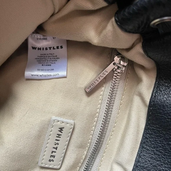 Whistles Leather Astor Backpack - Picture 10 of 11